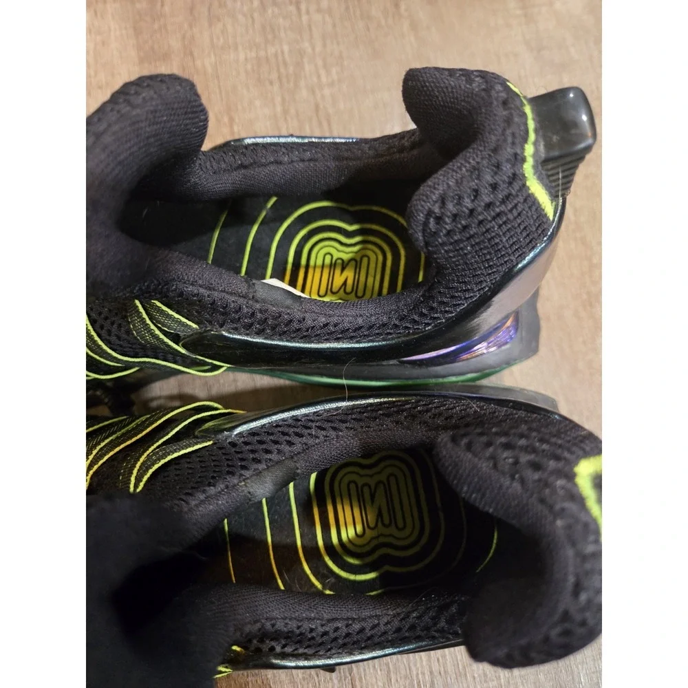 Nike Shox Gravity Mens Size 10 Running Shoes Black Gorge Green AR1999 003